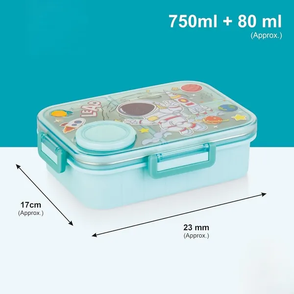 Kids_Lunch_Box_Astronaut_Printed_with_Inner_Stainless_Steel_3_Compartment_1_Small_Container_Air-Tight_Leakproof_BPA_Free_750ml+80ml-_Blue
