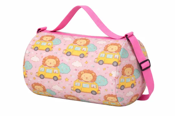 Lion_and_School_Bus_Duffle_Bag