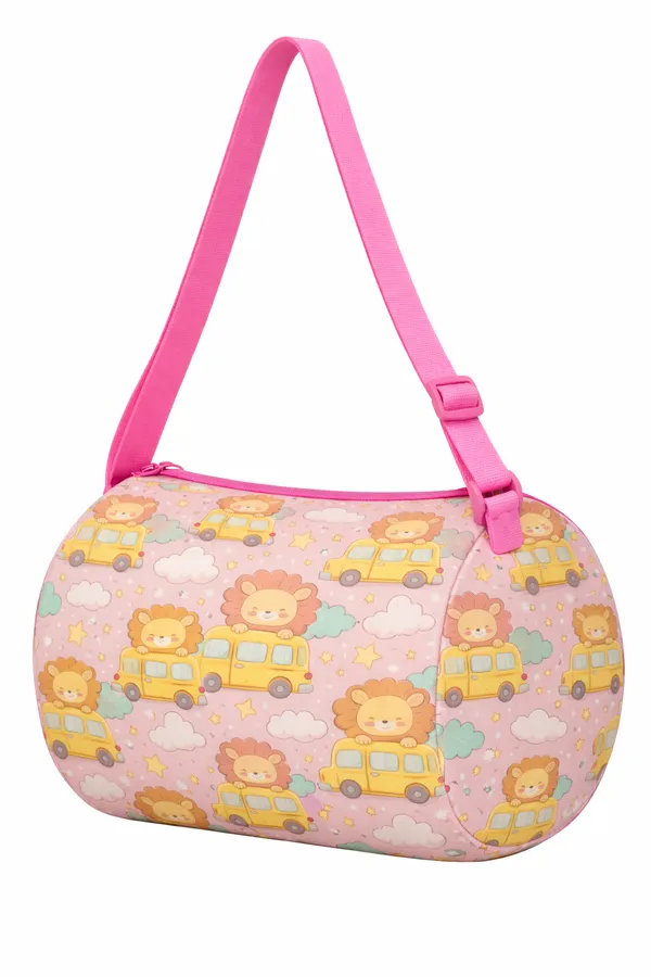 Lion_and_School_Bus_Duffle_Bag