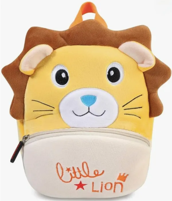Little_Lion_Kids_Velvet_School_Bag_Plush_Backpack_For_Baby_Girls_And_Boys_Ideal_For_Preschool_And_Picnic_Use_Ages_2_To_5_Years