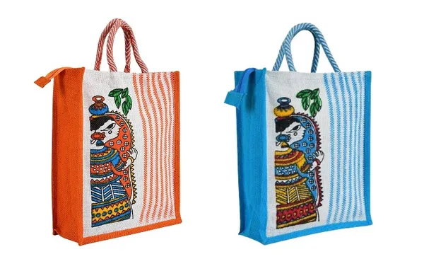 Orange_And_Blue_Stripe_Durga_Jute_Bag_-_Pack_Of_2