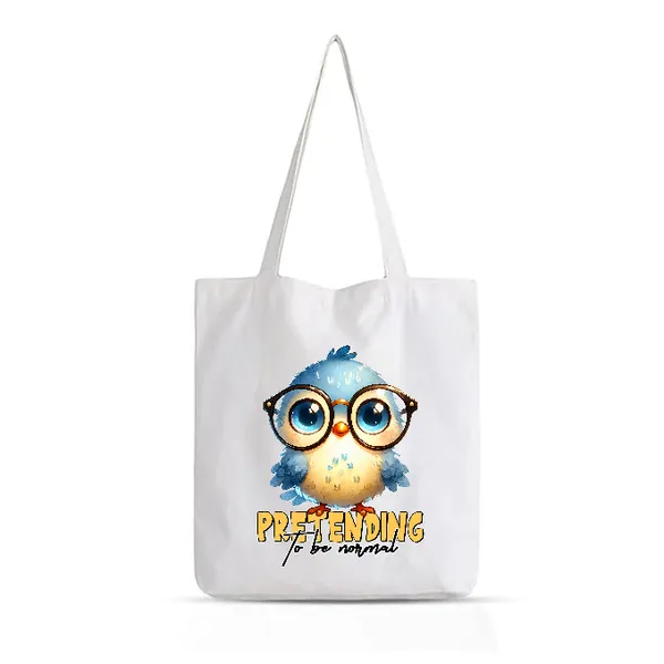 Pretending_To_Be_Normal_-_Printed_Tote_Bag