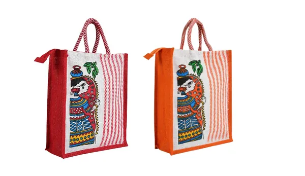 PACK_OF_2_RED_AND_ORANGE_STRIPE_DURGA_JUTE_BAG