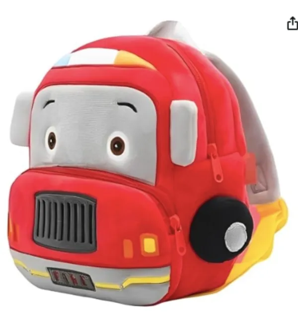 Red_Fire_Car_Velvet_School_Bag_Plush_Backpack_Baby_Girl_Preschool_Bags_Ideal_for_Baby_Boy_&_Girl_Picnic_Bags_(2-5_Years)