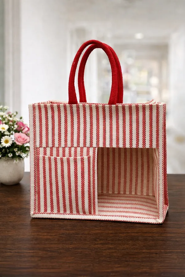 Red_&_White_Striped_Premium_Jute_Bag_-_“Elevated_gifting,_naturally.”_(Pack_of_2)