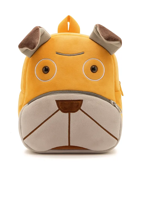 Woofy_Dog_Shaped_Backpack,_Cute_Animal_Design,_Brown_and_Yellow,_Perfect_for_School_and_Travel
