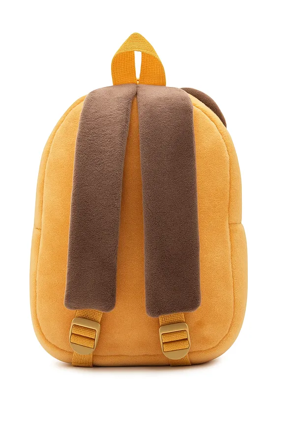 Woofy_Dog_Shaped_Backpack,_Cute_Animal_Design,_Brown_and_Yellow,_Perfect_for_School_and_Travel
