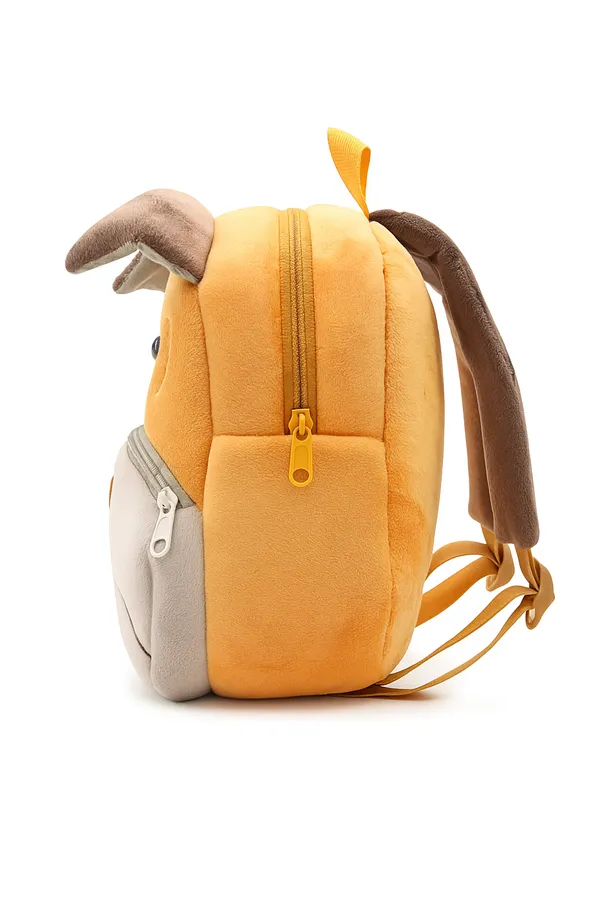 Woofy_Dog_Shaped_Backpack,_Cute_Animal_Design,_Brown_and_Yellow,_Perfect_for_School_and_Travel