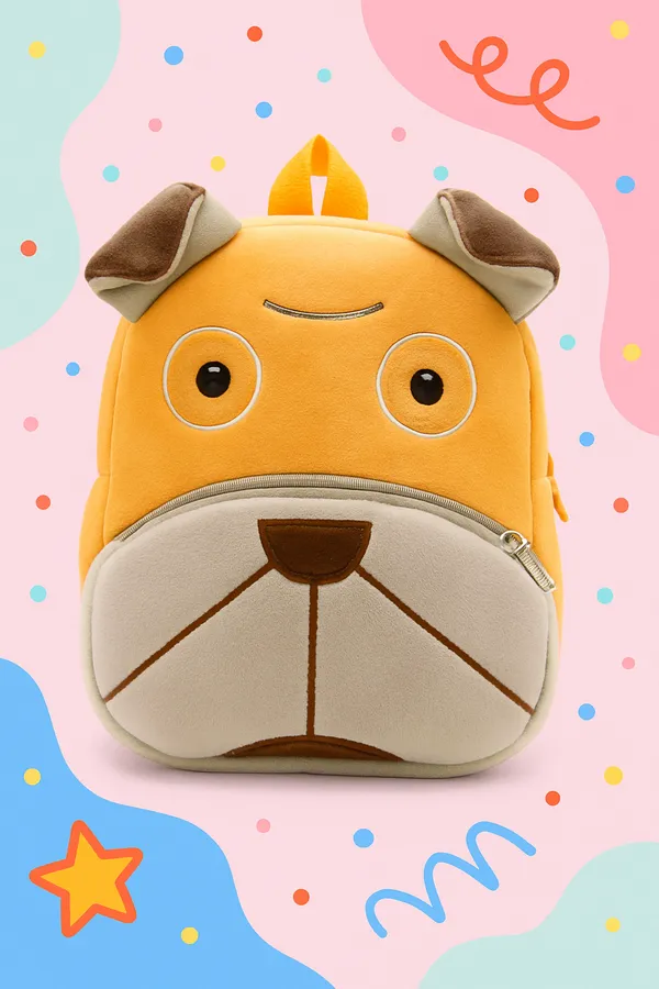Woofy_Dog_Shaped_Backpack,_Cute_Animal_Design,_Brown_and_Yellow,_Perfect_for_School_and_Travel