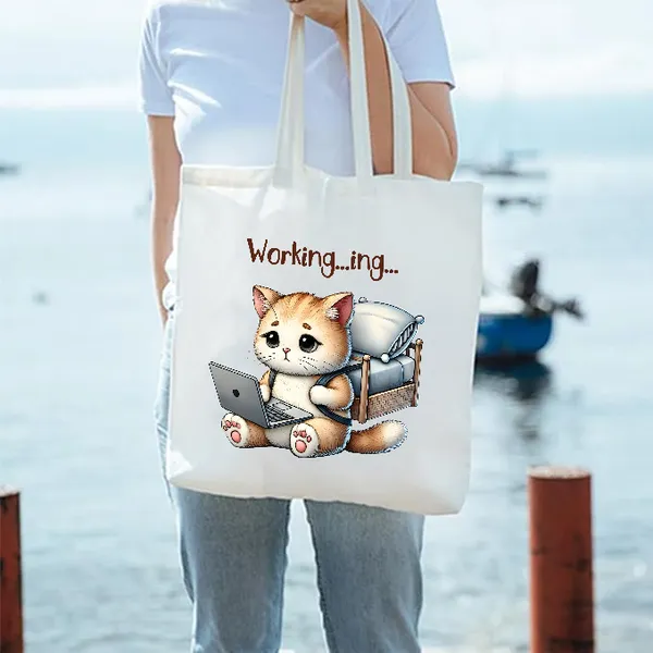 Working_-_Printed_Tote_Bag