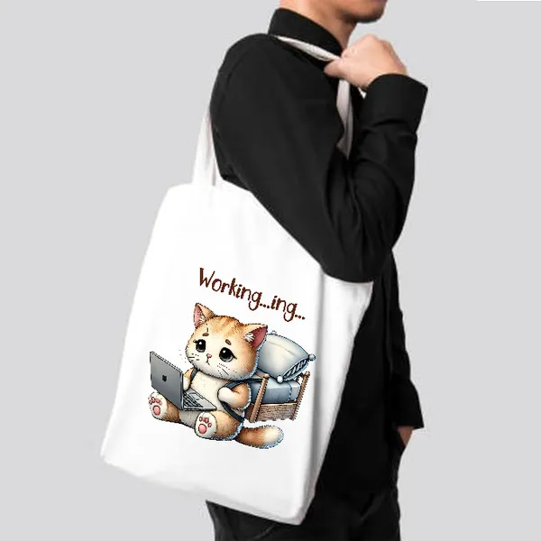 Working_-_Printed_Tote_Bag