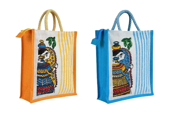 Pack_Of_2_Yellow_And_Blue_Stripe_Durga__Jute_Bag