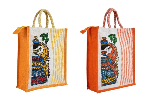 Pack_Of_2_Yellow_And_Orange_Stripe_Durga_Jute_Bag