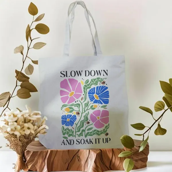 Premium_Slow_Down_Tote_Bag