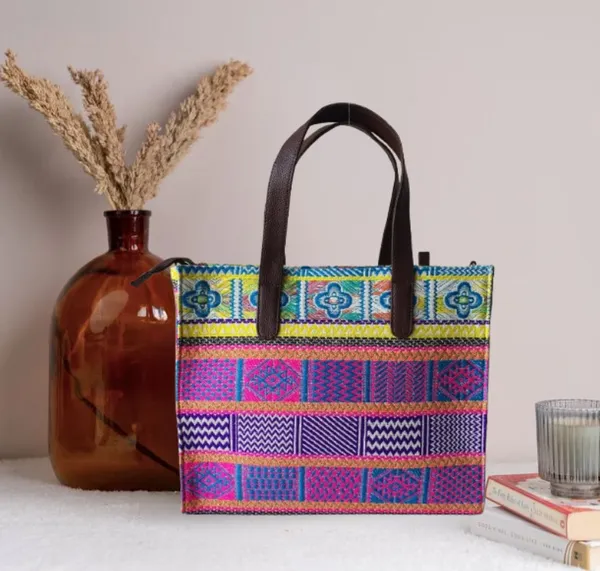 Purple_And_Pink_Premium_Handwoven_Hand_Bag_For_Women