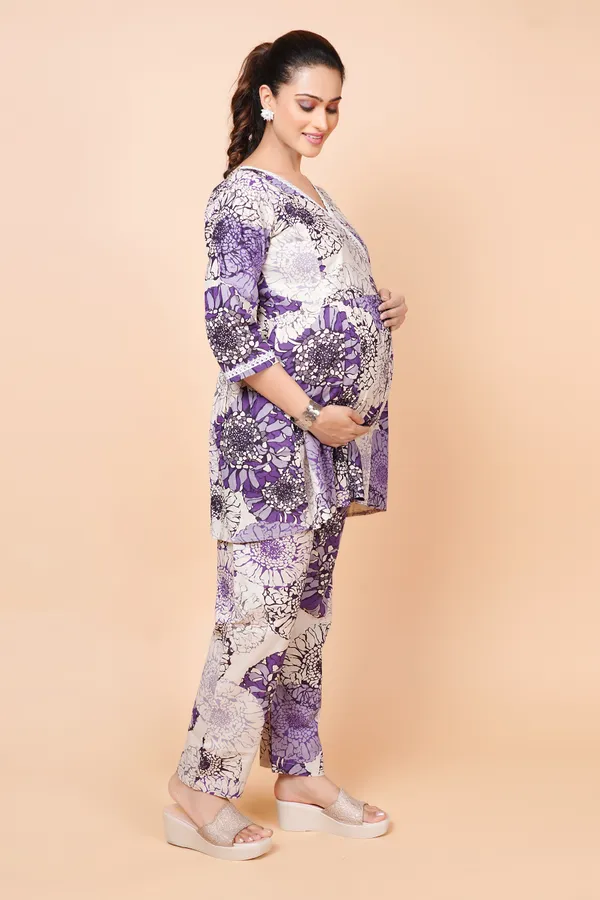 Cotton_Flex_Feeding_&_Maternity_Cord_set_With_Zippers_(Top_&_Bottom)