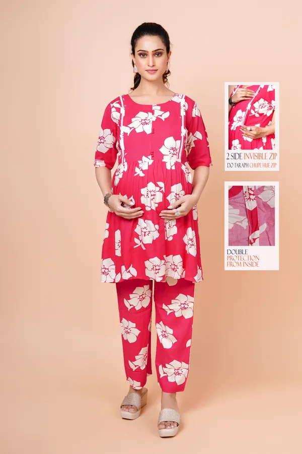 Rani_Printed_Feeding_&_Maternity_Cord_set_With_Zippers_(Top_&_Bottom)