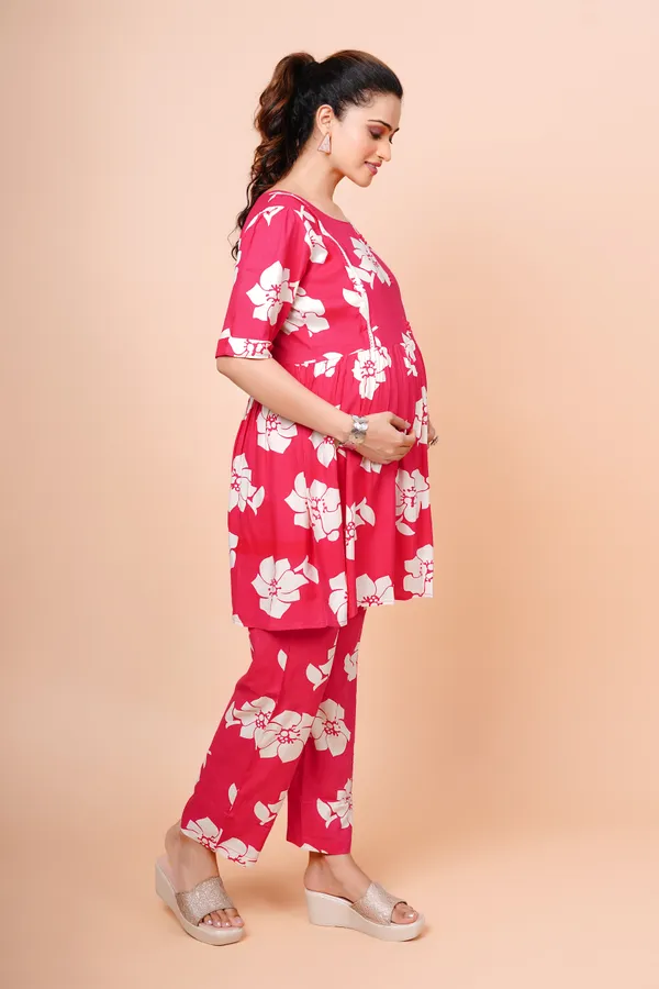 Rani_Printed_Feeding_&_Maternity_Cord_set_With_Zippers_(Top_&_Bottom)