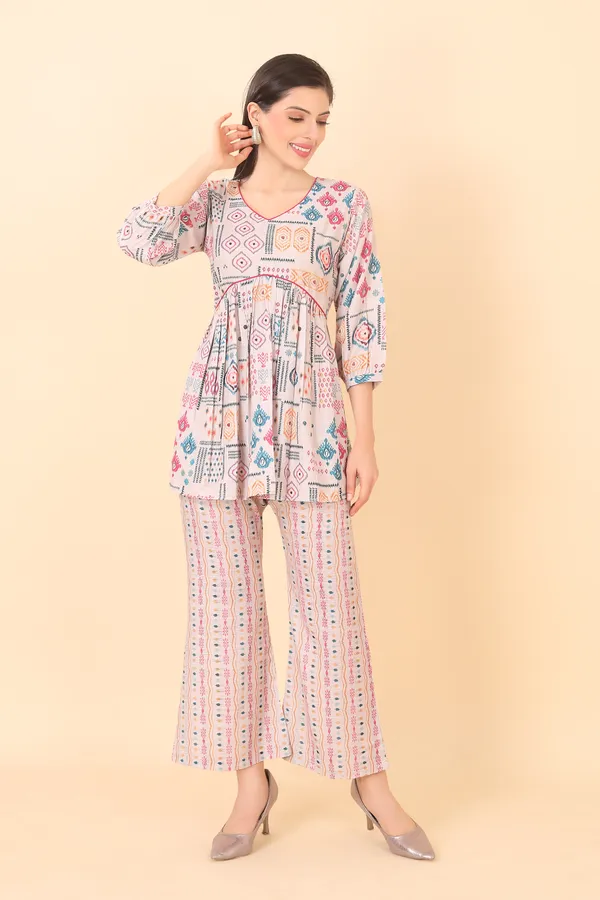 Pink_Cotton_Embellished_Geometrical_Printed_Co-Ord_Set_|_For_Women