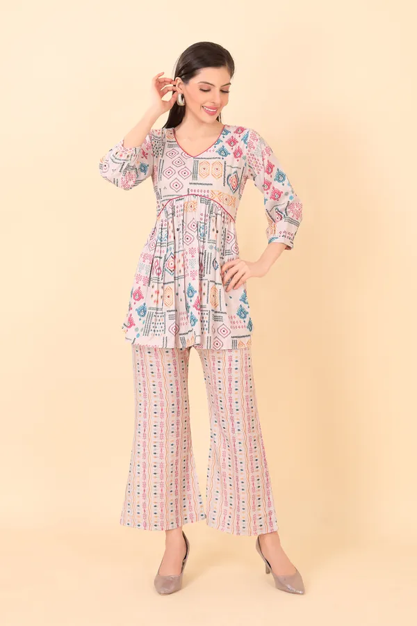 Pink_Cotton_Embellished_Geometrical_Printed_Co-Ord_Set_|_For_Women