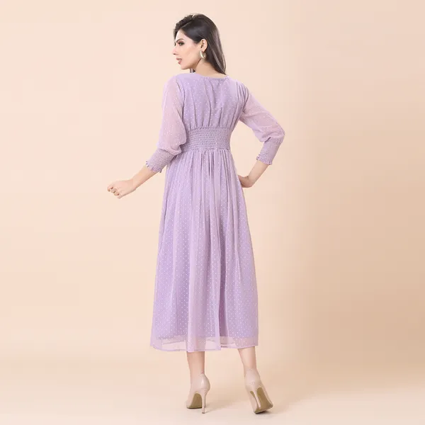 Lilac_Georgette_Self_Woven_Dress_|_For_Women