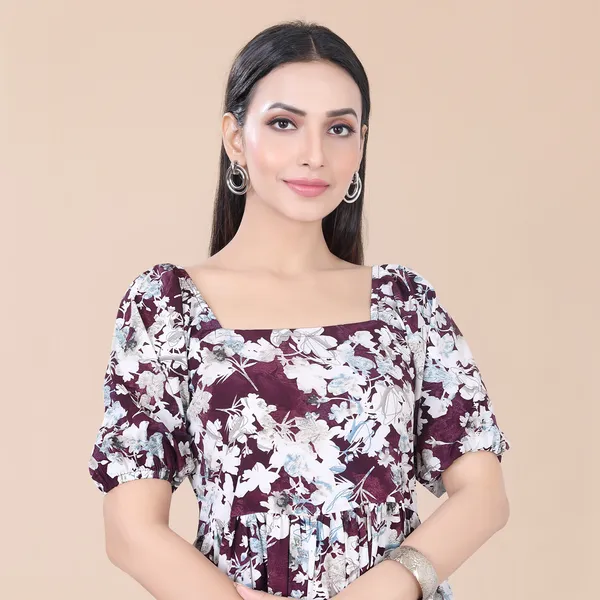 Wine_Cotton_Floral_Printed_Dress_|_For_Women