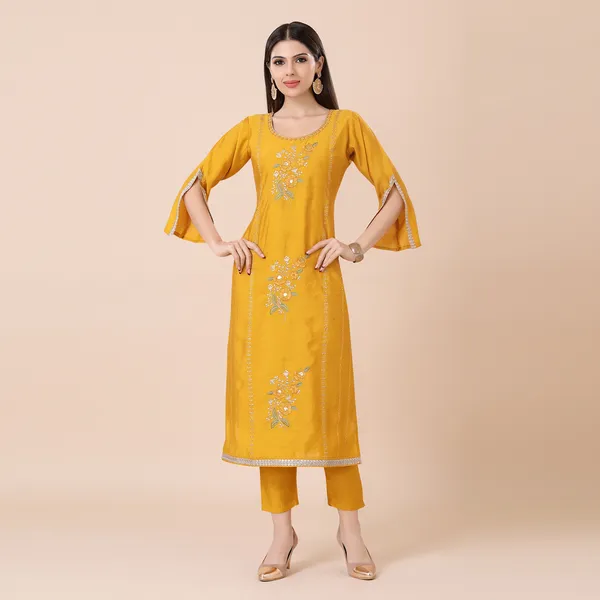 Mustard_Yellow_Silk_Embellished_Embroidered_Suit_Set_|_For_Women