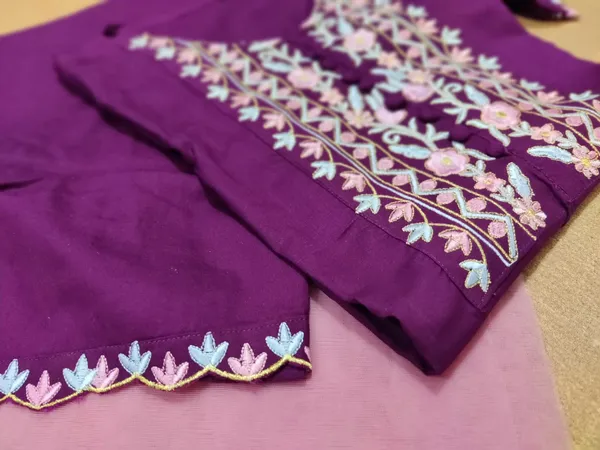 Purple_Cotton_Regular_Kurta_Set_For_Women