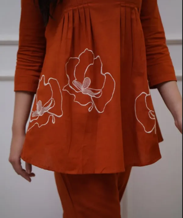 Maroon_Cotton_Regular_Co_Ord_Set_For_Women