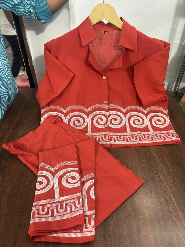 Maroon_Cotton_Regular_Co_Ord_Set_For_Women