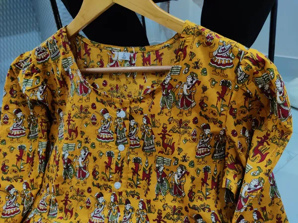 Musturd_Yellow_Cotton_Regular_Dress_For_Women