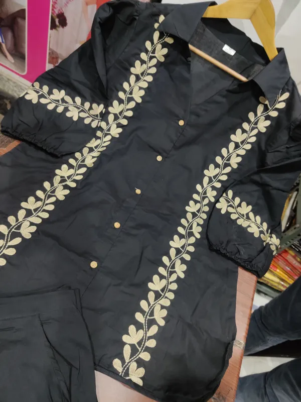 Black_Cotton_Regular_Co_Ord_Set_For_Women