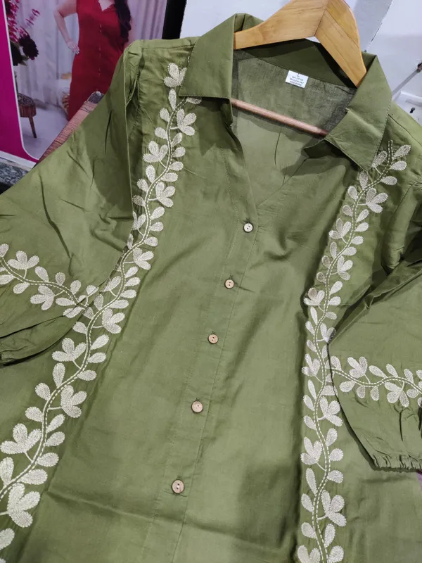 Olive_Green_Cotton_Regular_Co_Ord_Set_For_Women