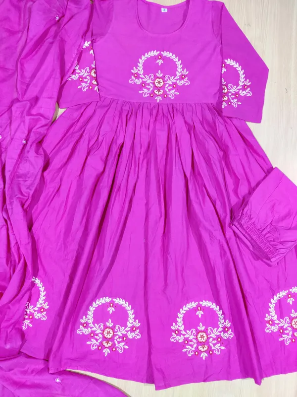 Purple_Cotton_Regular_Kurta_Set_For_Women
