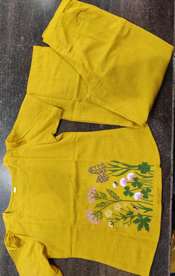 Yellow_Cotton_Regular_Co_Ord_Set_For_Women