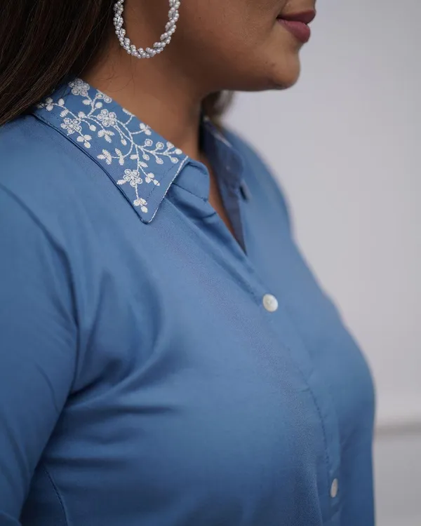 Teal_Blue_Cotton_Regular_Co_Ord_Set_For_Women