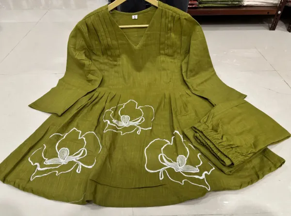 Olive_Green_Cotton_Regular_Co_Ord_Set_For_Women