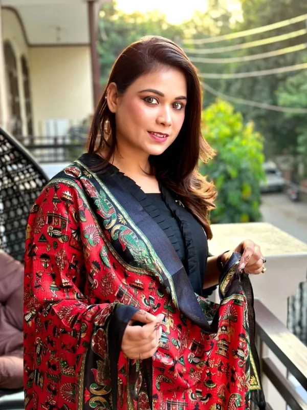 Black_Cotton_Regular_Kurta_Set_For_Women