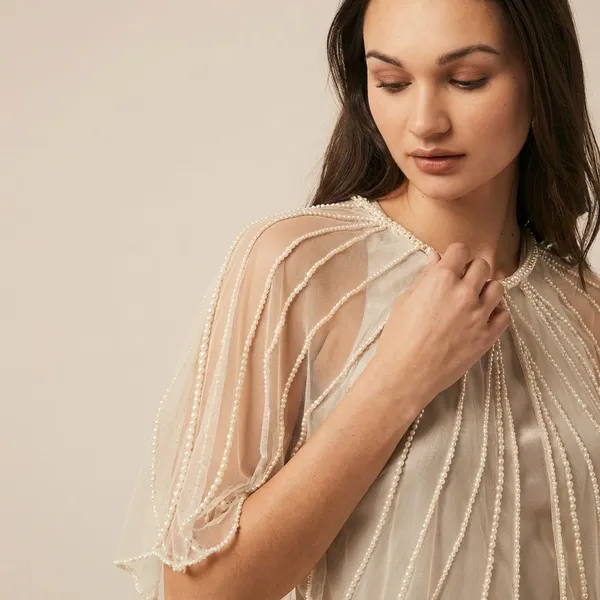 White_Pearl_Poncho,_Poncho_&_Wrap_Bridal_Look_Fit_For_A_Queen_For_Women