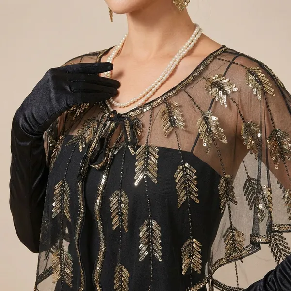 Black_Beaded_Sequin_Shawl_Flapper_Wrap_Evening_Dress_Poncho_With_Leaf_Embroidery_For_Women