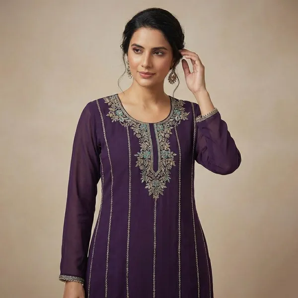 Purple_Pure_Hand_Work_Embroidered_Kurta_Suit_With_Dupatta_Dress_Material_For_Women