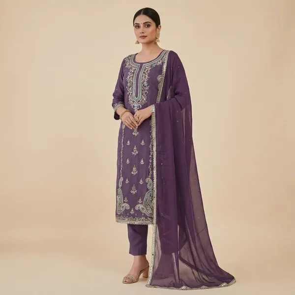 Royal_Purple_Heavy_Handwork_Kurta_Suit_Set_With_Dupatta_Dress_Material_For_Women