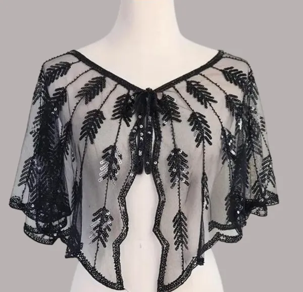 Black_Trendy_Design_Cape_Ponchos_For_Women
