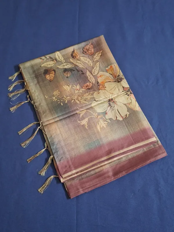 Maroon_Soft_Silk_Saree_With_Unstitched_Blouse
