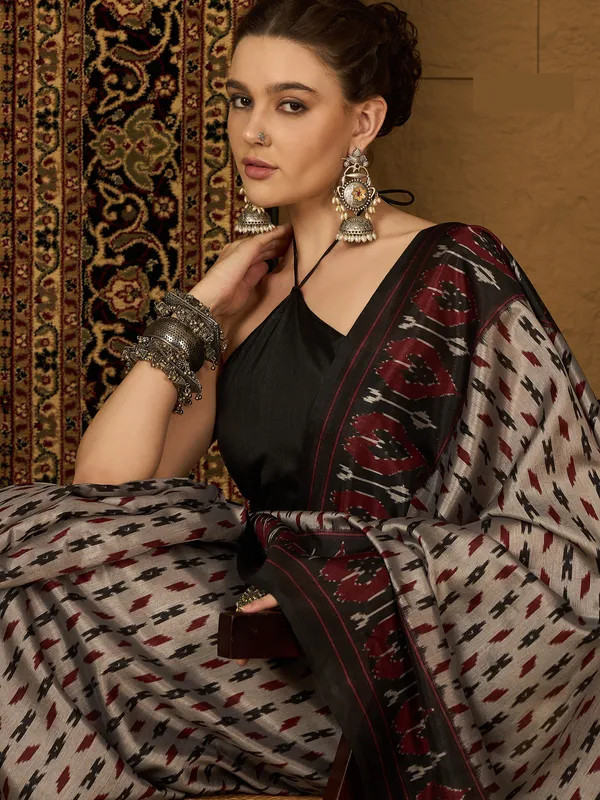 Bhagalpuri_Cotton_Saree_With_Unstitched_Blouse