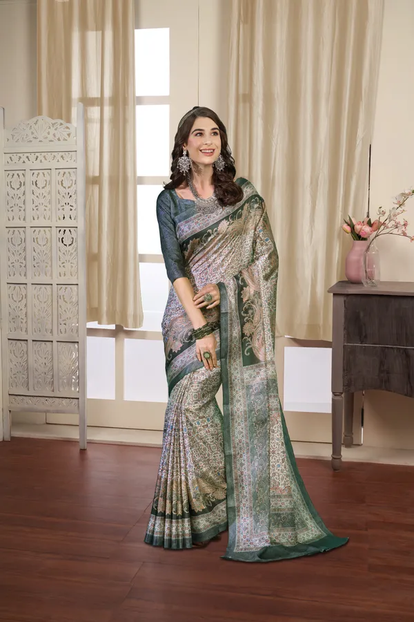 Majestic_Golden_Pashmina_Silk_Saree_With_Unstitched_Blouse