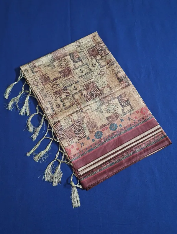 Rustic_Gold_Kozi_Silk_Saree_With_Unstitched_Blouse