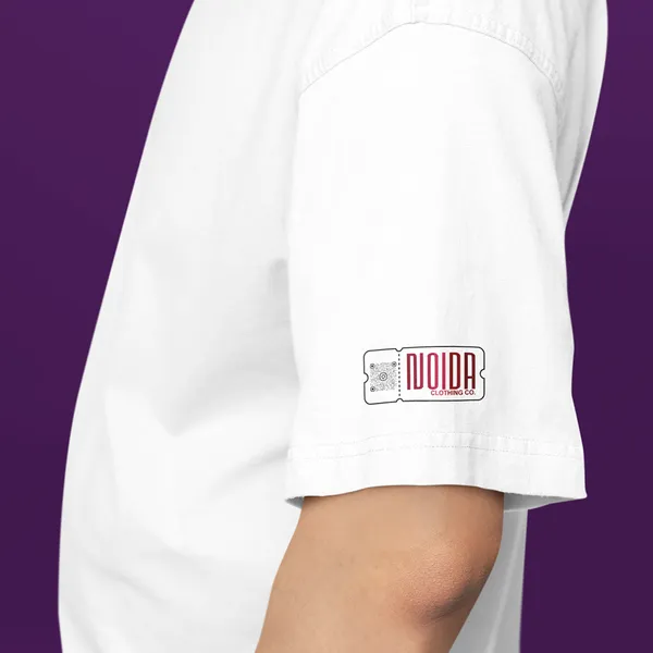 White_Kolhapur_Printed_Round_Neck_Unisex_T-Shirt