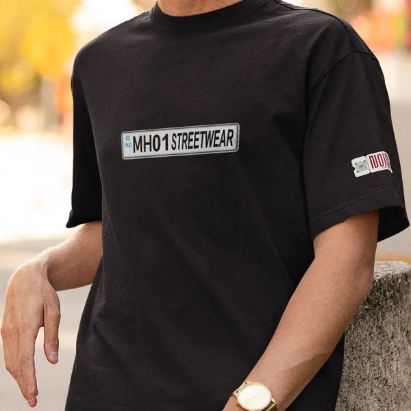 Black_Bombay_Printed_Oversized_Frenchterry_250Gsm_Cotton_T-Shirt