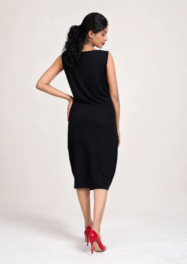 Black_Sleeveless_Bodycon_Midi_Dress_For_Women